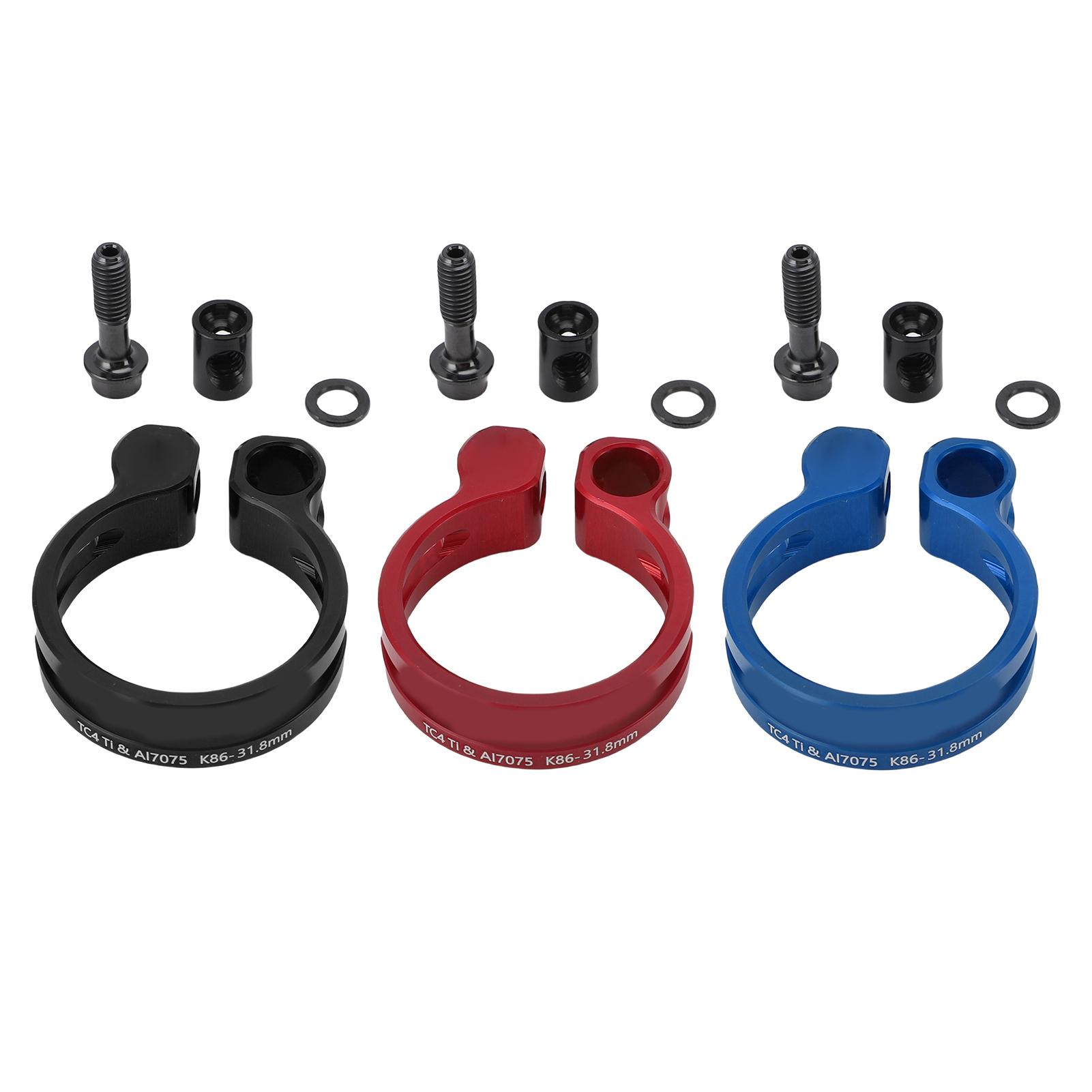 31.8mm Bike Seatpost Clamp Aluminum Alloy Hollow Seat Tube Clip for Mountain Road Bike Blue
31.8mm Bike Seatpost Clamp Aluminum Alloy Hollow Seat Tube Clip for Mountain Road Bike Blue