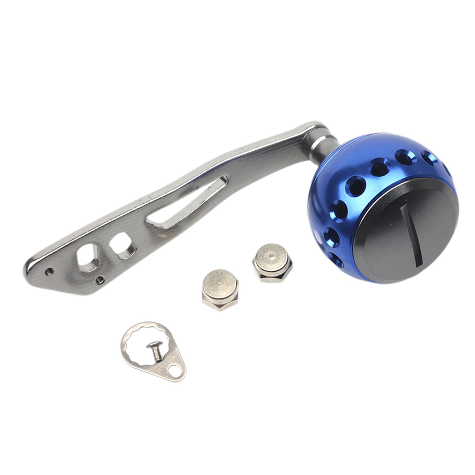 Metal Fishing Reel Handle Power Handle Knob Grip Replacement Assembly Parts for Baitcasting Fishing Reel Handle Set A синій
Metal Fishing Reel Handle Power Handle Knob Grip Replacement Assembly Parts for Baitcasting Fishing Reel Handle Set A синій