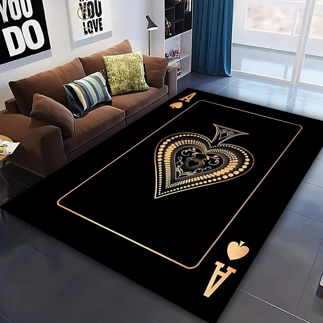2025 New Poker Card Pattern Carpet Home Leisure Style Tea Table Rugs Bedroom Bedside Mats Decoration Anti Slip Living Room Rug 40x60cm
2025 New Poker Card Pattern Carpet Home Leisure Style Tea Table Rugs Bedroom Bedside Mats Decoration Anti Slip Living Room Rug 40x60cm