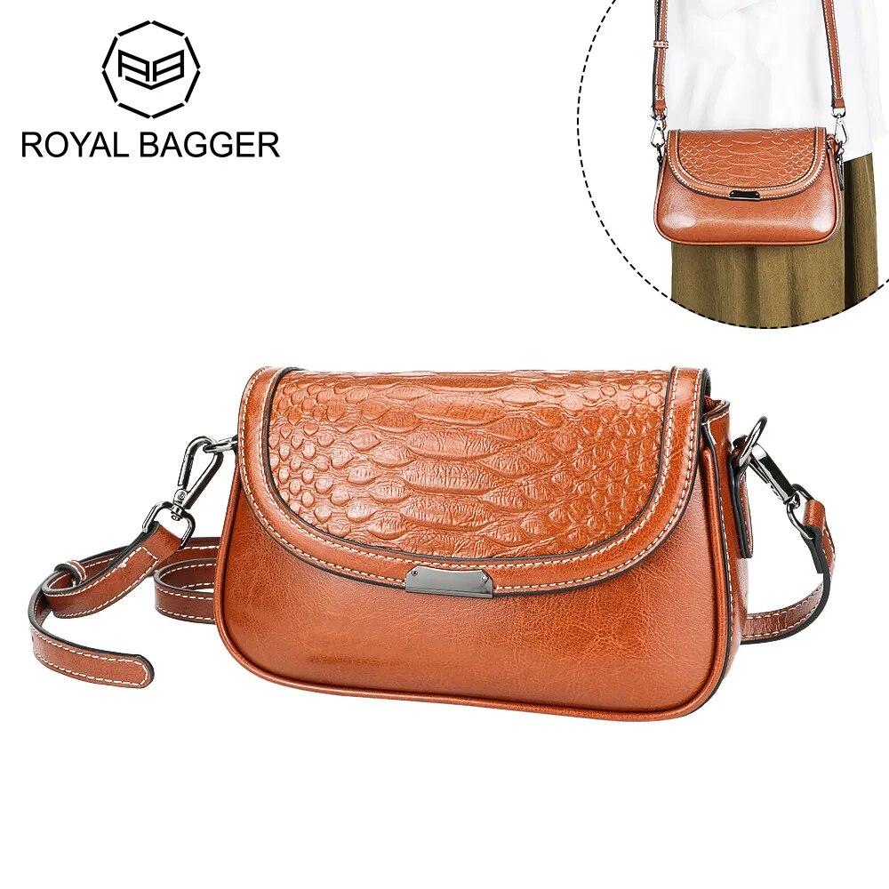 Женские сумки через плечо Royal Bagger, сумка через плечо из натуральной кожи, модная пригородная сумка с крокодиловым узором в стиле ретро 1595 чёрный
Женские сумки через плечо Royal Bagger, сумка через плечо из натуральной кожи, модная пригородная сумка с крокодиловым узором в стиле ретро 1595 чёрный