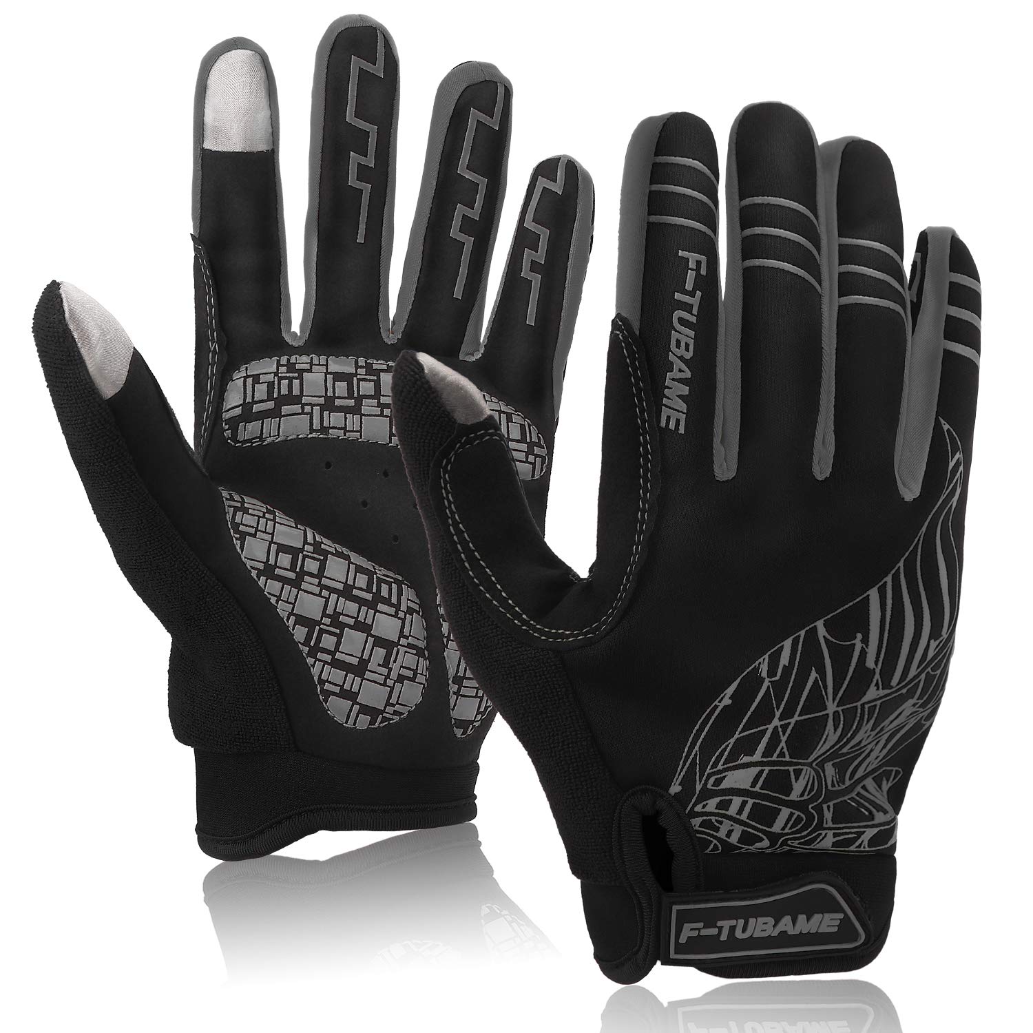 Cycling 3D Full Finger Design with Touchscreen Fleece Cold for Road Safe and and Available in 6 Colors F-TUBAME® Gloves, Shock-Absorbing Pads, серый
Cycling 3D Full Finger Design with Touchscreen Fleece Cold for Road Safe and and Available in 6 Colors F-TUBAME® Gloves, Shock-Absorbing Pads, серый