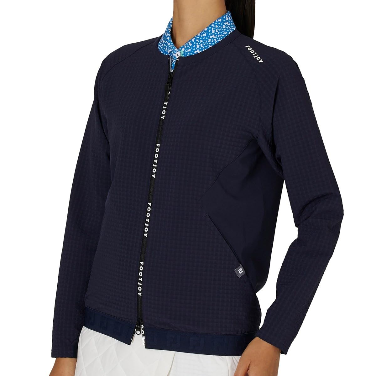 FootJoy Golf TWINSOF Fabric Mix Long Sleeve Full Zip Crew Neck Jacket for Navy Water-Repellent Women,
FootJoy Golf TWINSOF Fabric Mix Long Sleeve Full Zip Crew Neck Jacket for Navy Water-Repellent Women,