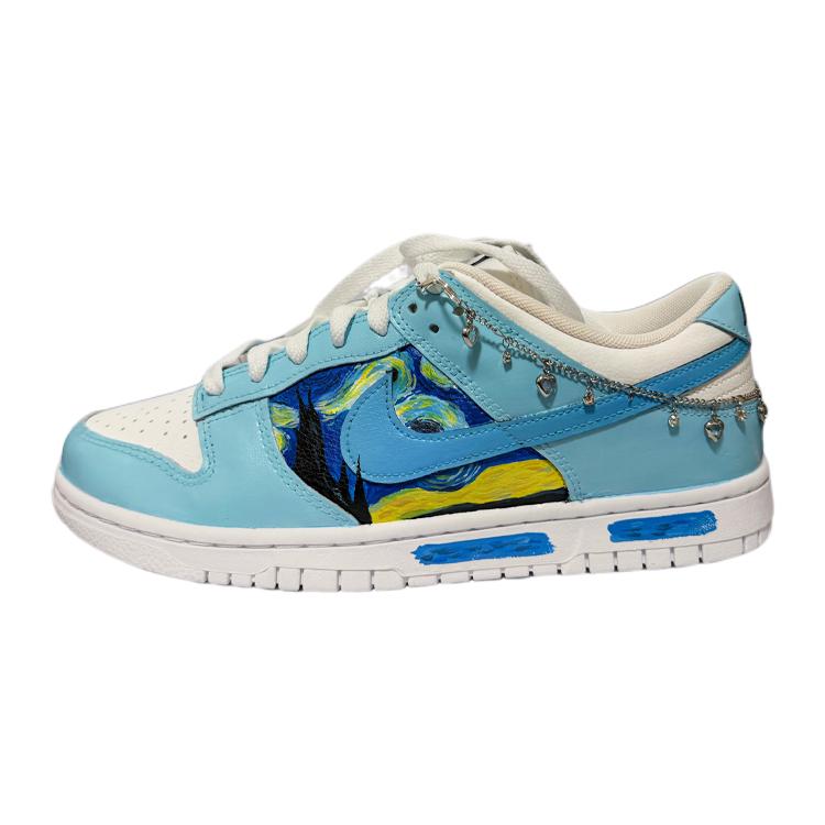 Nike Dunk Low Retro Starry Sky Night Leather Low top Skateboard Shoes Men s Blue White DJ6188-101(Team48-) 42
Nike Dunk Low Retro Starry Sky Night Leather Low top Skateboard Shoes Men s Blue White DJ6188-101(Team48-) 42
