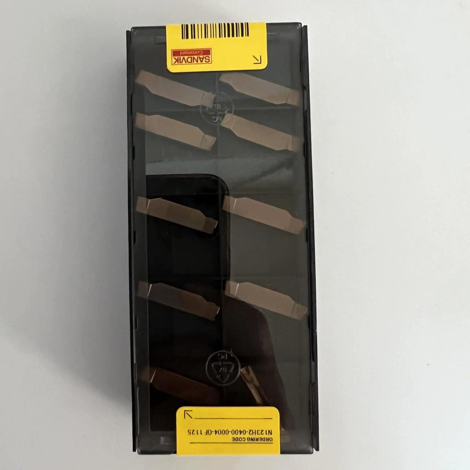 Original Sandvik / N123H2-0400-0004-GF 1125 / CNC lathe carbide blade 10 PCS
Original Sandvik / N123H2-0400-0004-GF 1125 / CNC lathe carbide blade 10 PCS