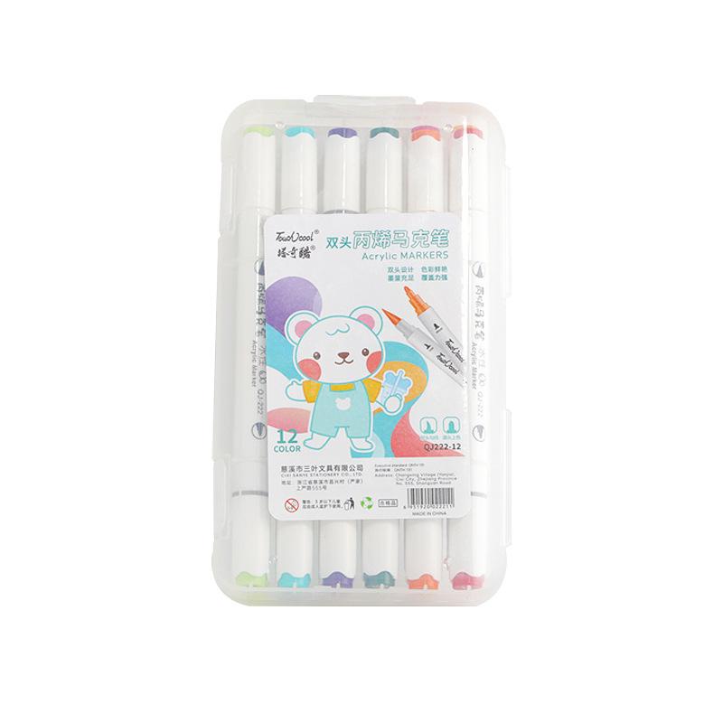 Acrylic Marker, Dual Tip, Paint Pen 12 Colors
Acrylic Marker, Dual Tip, Paint Pen 12 Colors
