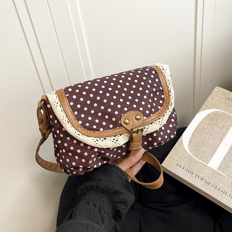 French Retro Dot Women Shoulder Bags Sweet Lace Ladies Flap Crossbody Bag Purse Elegant Portable Female Lightweight Handbags червоний
French Retro Dot Women Shoulder Bags Sweet Lace Ladies Flap Crossbody Bag Purse Elegant Portable Female Lightweight Handbags червоний