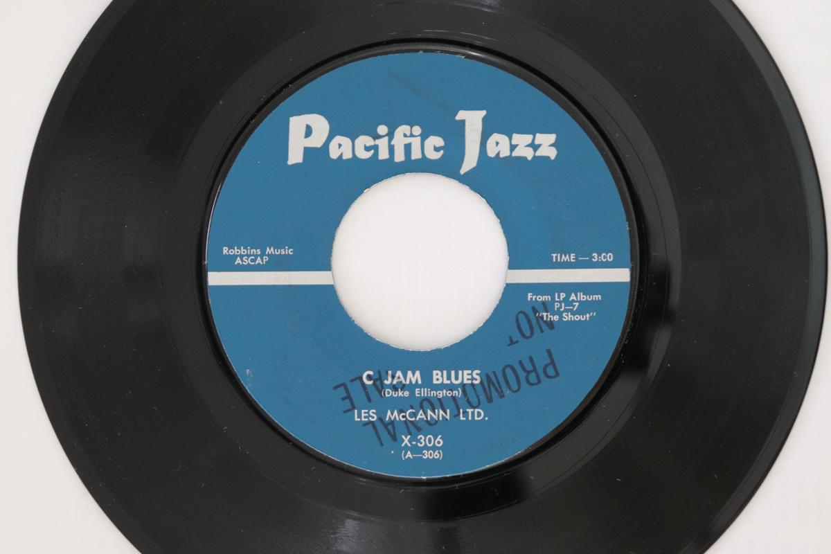 7inch Record LES MCCANN LTD C Jam Blues Shout X306PROMO PACIFIC JAZZ US Jazz Used
7inch Record LES MCCANN LTD C Jam Blues Shout X306PROMO PACIFIC JAZZ US Jazz Used