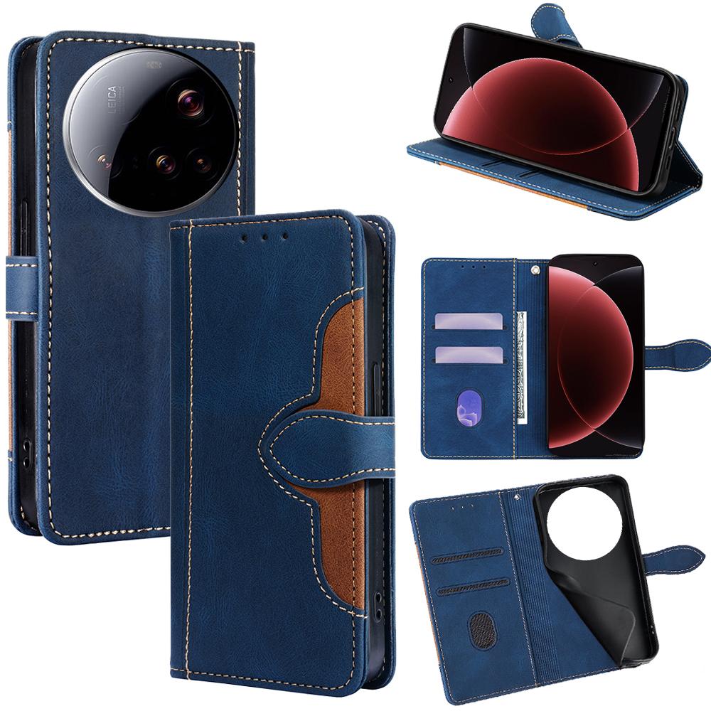 For Xiaomi 15 Ultra Case Leather Wallet Phone Cover with Straw Hat Magnetic Clasp Blue
For Xiaomi 15 Ultra Case Leather Wallet Phone Cover with Straw Hat Magnetic Clasp Blue