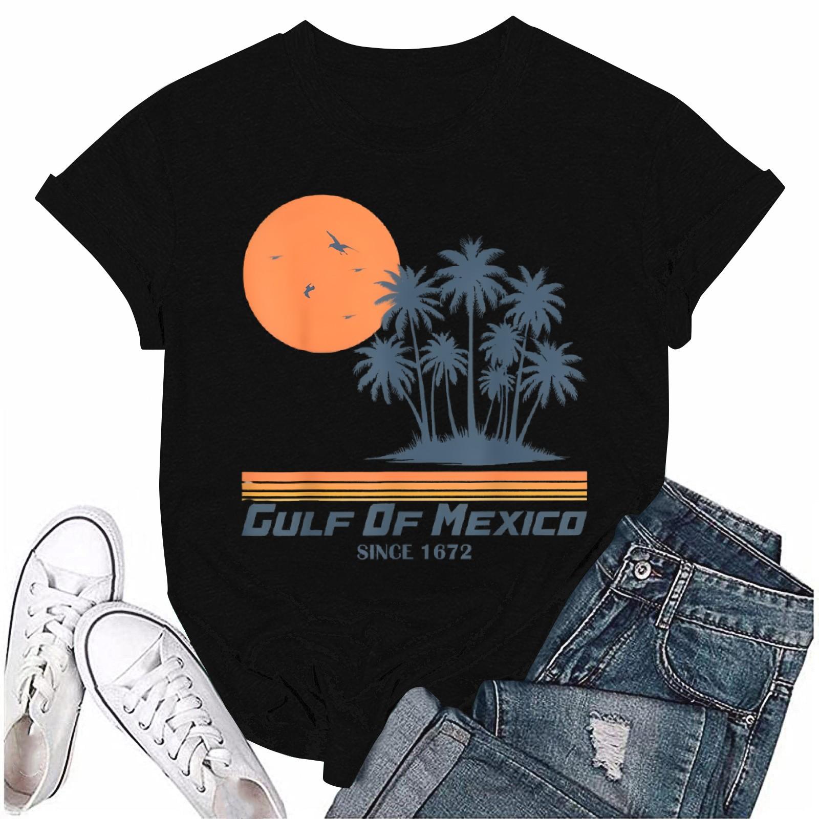 Женская повседневная свободная пляжная футболка с принтом, круглый вырез, пуловер, короткий рукав, топ L чёрный
Женская повседневная свободная пляжная футболка с принтом, круглый вырез, пуловер, короткий рукав, топ L чёрный