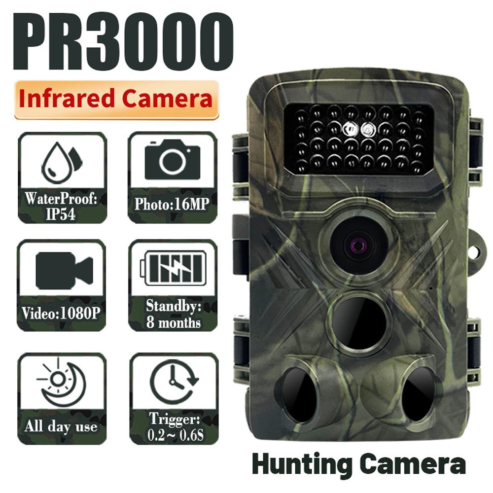 1080P Trail Camera Multifunctional 58MP IP66 Water Resistant Portable Infrared Outdoor Wildlife Monitoring Camera with 34pcs LED
1080P Trail Camera Multifunctional 58MP IP66 Water Resistant Portable Infrared Outdoor Wildlife Monitoring Camera with 34pcs LED