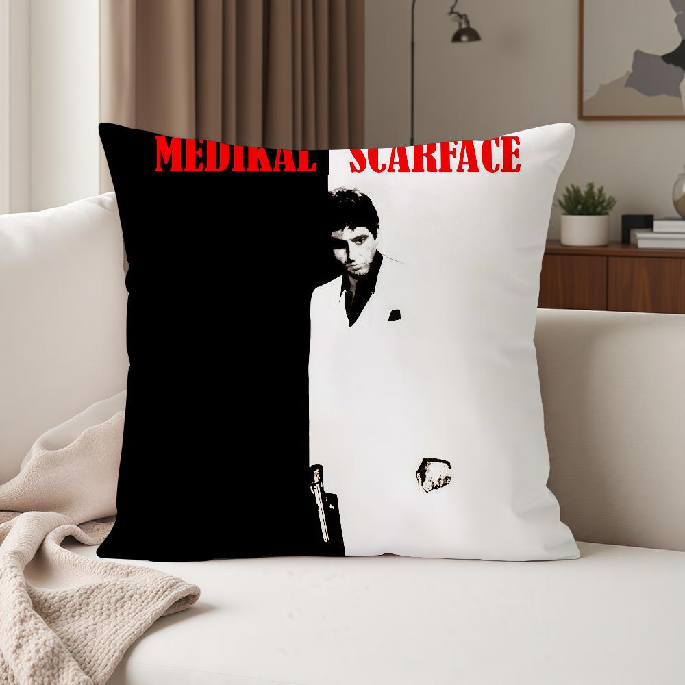Movie Sscarface Cool Pillow Case Suitable For Bedrooms Living Rooms Cars Home Decoration 30cmx30cm
Movie Sscarface Cool Pillow Case Suitable For Bedrooms Living Rooms Cars Home Decoration 30cmx30cm