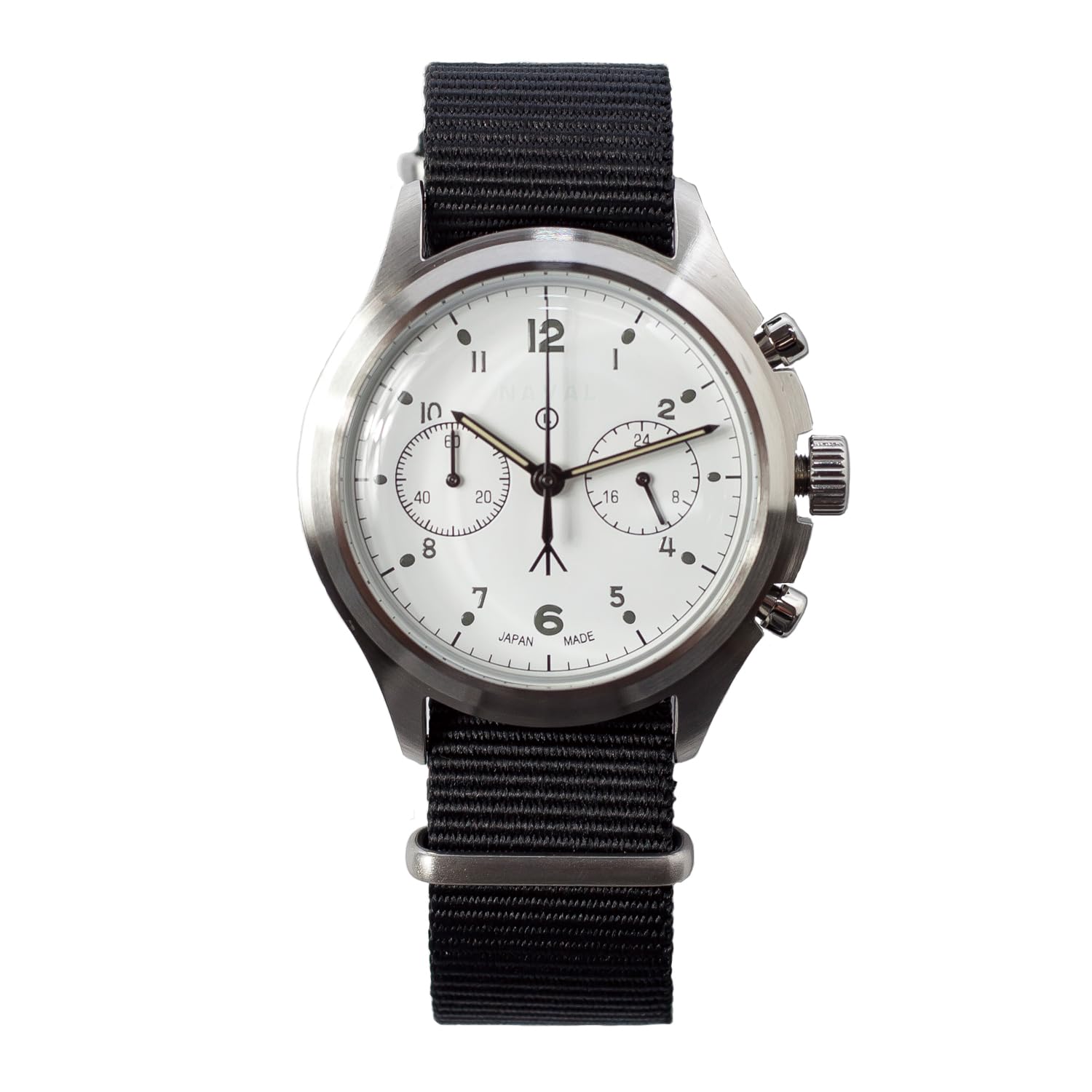 NAVAL WATCH Second Chronograph Royal Air Force 6BB Type Quartz Watch Military Watch Mil.-07 Men s (SILVER.WHITE, FREE)
NAVAL WATCH Second Chronograph Royal Air Force 6BB Type Quartz Watch Military Watch Mil.-07 Men s (SILVER.WHITE, FREE)