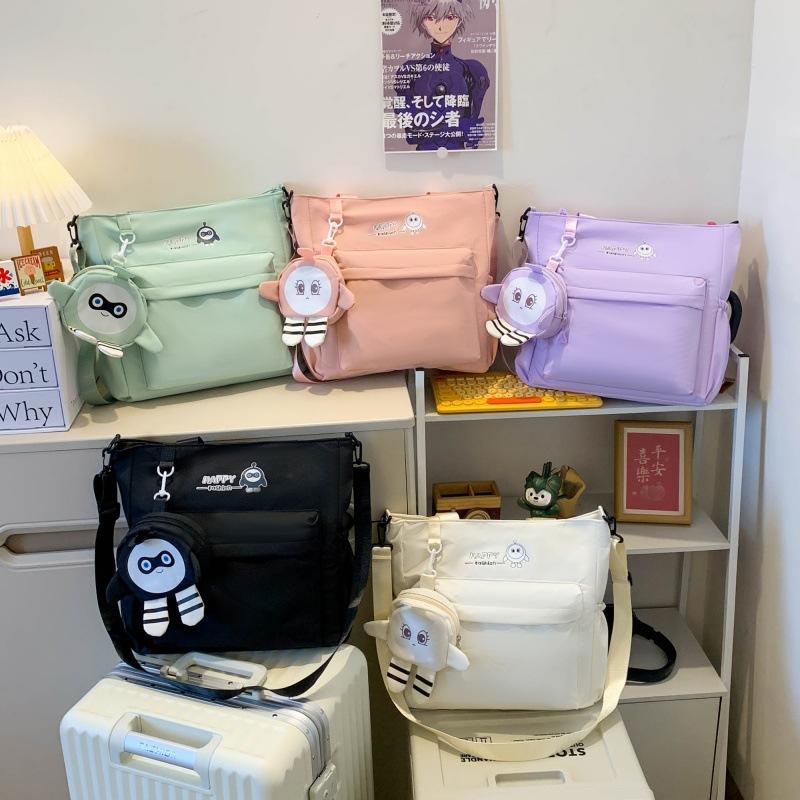 New tutoring bag cute simple crossbody shoulder student party leisure bag multi-functional large-capacity travel backpack чорний
New tutoring bag cute simple crossbody shoulder student party leisure bag multi-functional large-capacity travel backpack чорний