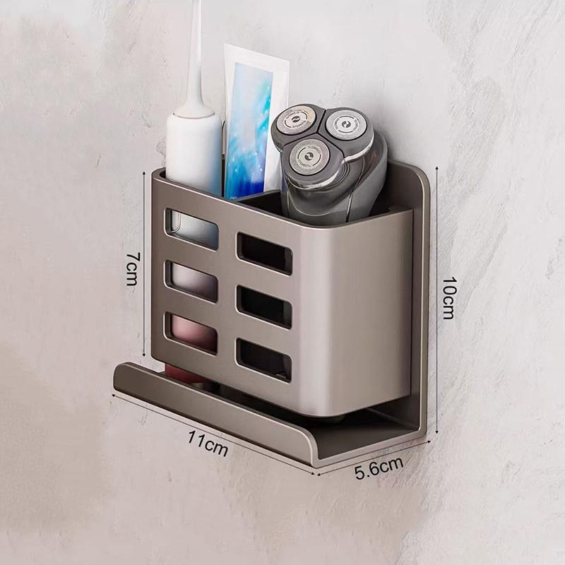 Bathroom Shelves Multifunctional Washbasin Storage Tube Toothbrush Razor Storage Rack Wall-Mounted Bathroom Supplies S
Bathroom Shelves Multifunctional Washbasin Storage Tube Toothbrush Razor Storage Rack Wall-Mounted Bathroom Supplies S