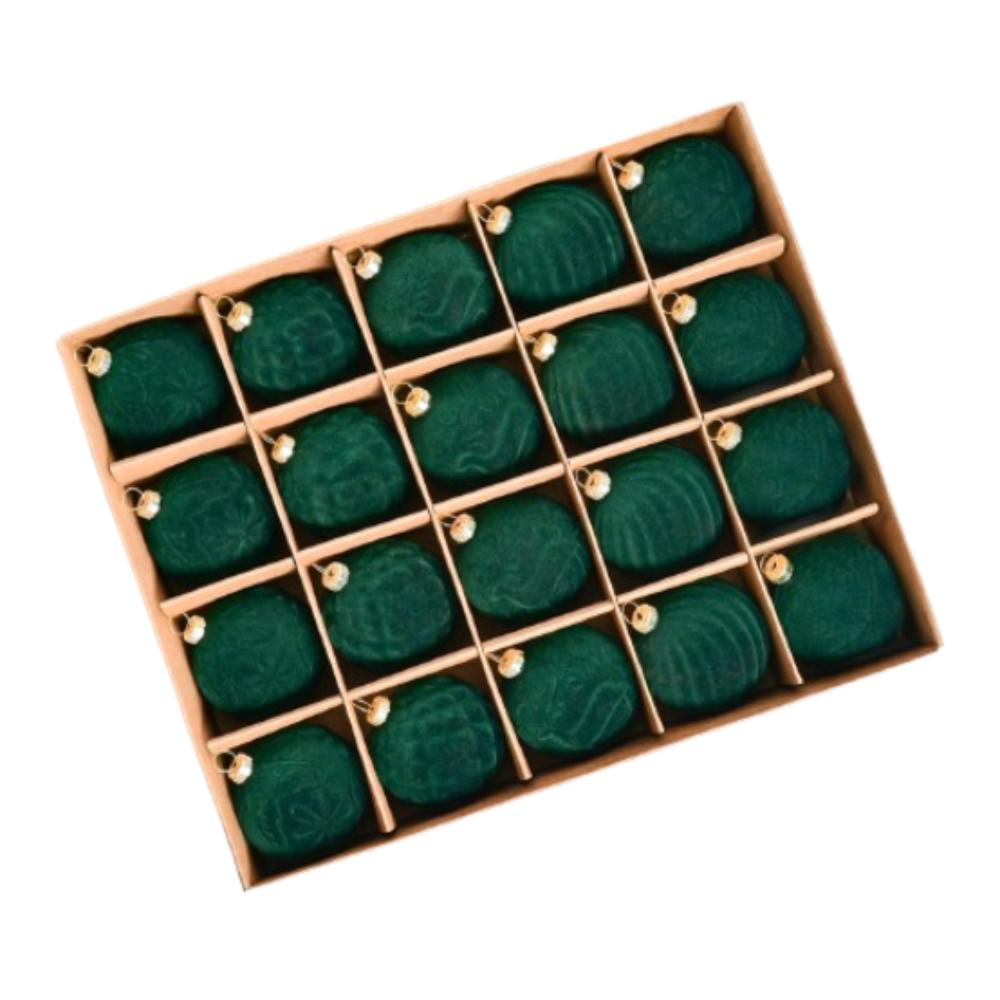 20 шт. 6 см флокированный рождественский шар подвеска бархатные елочные украшения для дома новогодние подарки
20 шт. 6 см флокированный рождественский шар подвеска бархатные елочные украшения для дома новогодние подарки