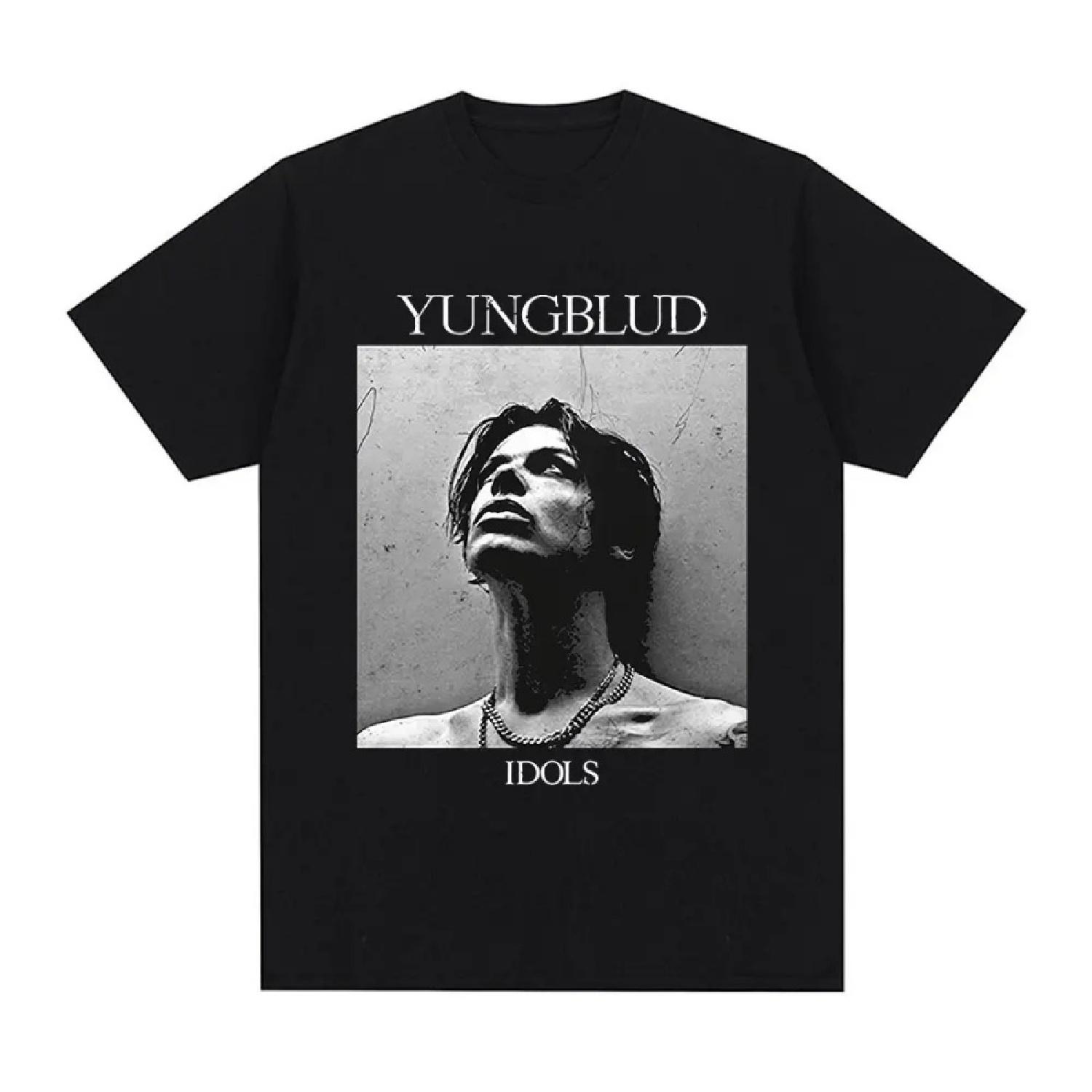 Yungblud Idios Black Square Photo Graphic Print T Shirt Men Women Clothing Short Sleeve T-shirts Casual Cotton Oversized T-shirt XXXXXL чорний
Yungblud Idios Black Square Photo Graphic Print T Shirt Men Women Clothing Short Sleeve T-shirts Casual Cotton Oversized T-shirt XXXXXL чорний