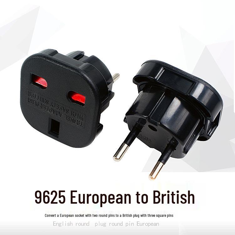 European to British Safety Conversion Power Socket Plug (UK to EU) чёрный
European to British Safety Conversion Power Socket Plug (UK to EU) чёрный