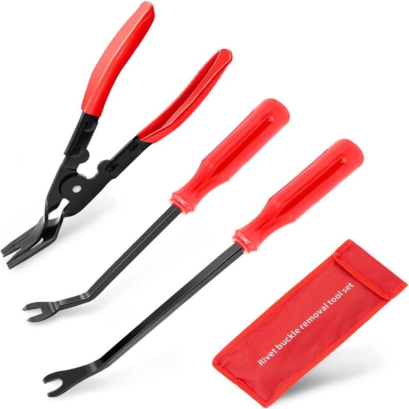 3Pcs Auto Trim Removal Pry Tools Car Door Panel Dashboard Repair Kit Car Clip Pliers Set Fastener Removal Tool
3Pcs Auto Trim Removal Pry Tools Car Door Panel Dashboard Repair Kit Car Clip Pliers Set Fastener Removal Tool