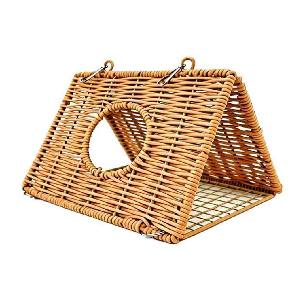 Imitate Rattan Reptile Hanging Hideout Triangular Bird Sleeping Nest Bird Reptile S коричневый
Imitate Rattan Reptile Hanging Hideout Triangular Bird Sleeping Nest Bird Reptile S коричневый