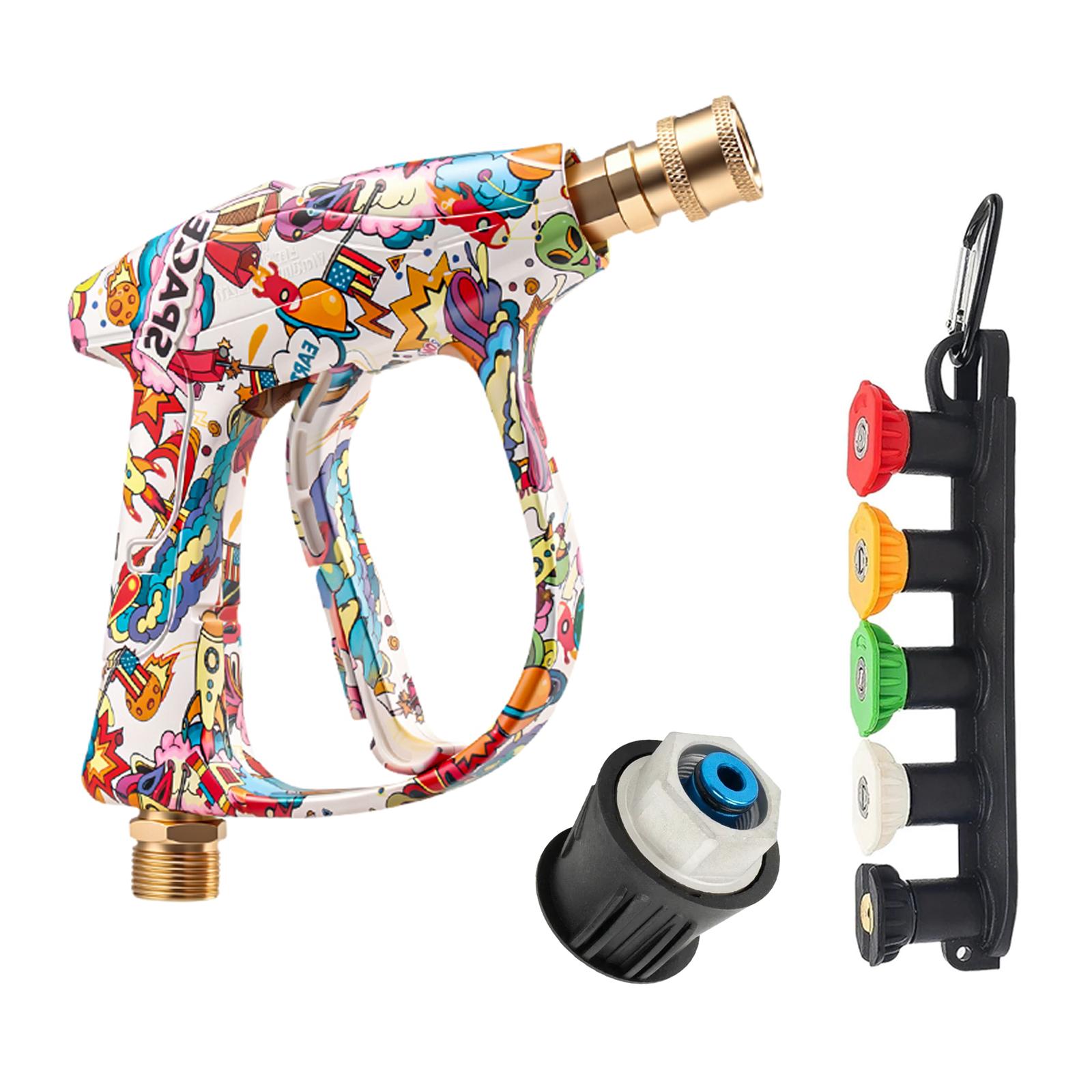 Stylish Painted Pressure Washer Gun, 2026 New Combo with Nozzles, Stable Base and Bosch Connector for Home Car Washing
Stylish Painted Pressure Washer Gun, 2026 New Combo with Nozzles, Stable Base and Bosch Connector for Home Car Washing
