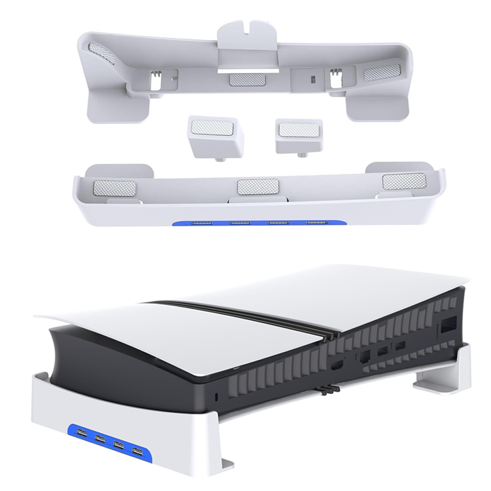 Підставка для ps5 ps5 slim Підставка PS5 Slim горизонтальна підставка Tomistan Поставляється з 4 USB-концентраторами розширення Захист від землетрусів Покращене відведення тепла білий
Підставка для ps5 ps5 slim Підставка PS5 Slim горизонтальна підставка Tomistan Поставляється з 4 USB-концентраторами розширення Захист від землетрусів Покращене відведення тепла білий