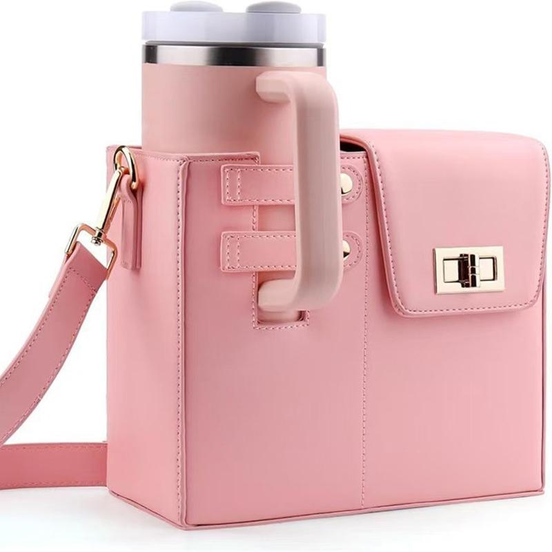 Women Water Bottle Carrier Portable Bag Phone Pocket Case Pu Leather Pouch Cups Handbag With Adjustable Shoulder Strap коричневий
Women Water Bottle Carrier Portable Bag Phone Pocket Case Pu Leather Pouch Cups Handbag With Adjustable Shoulder Strap коричневий