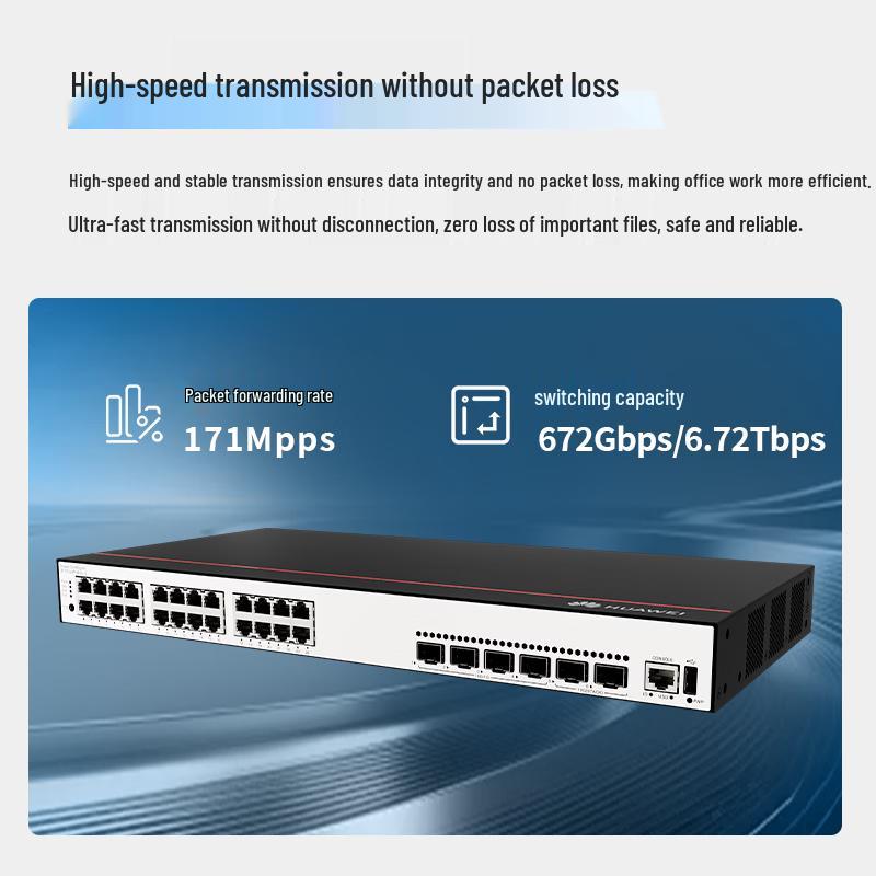 Huawei S5735-L24P4XE-A-V2 Enterprise Layer 3 PoE Switch
Huawei S5735-L24P4XE-A-V2 Enterprise Layer 3 PoE Switch