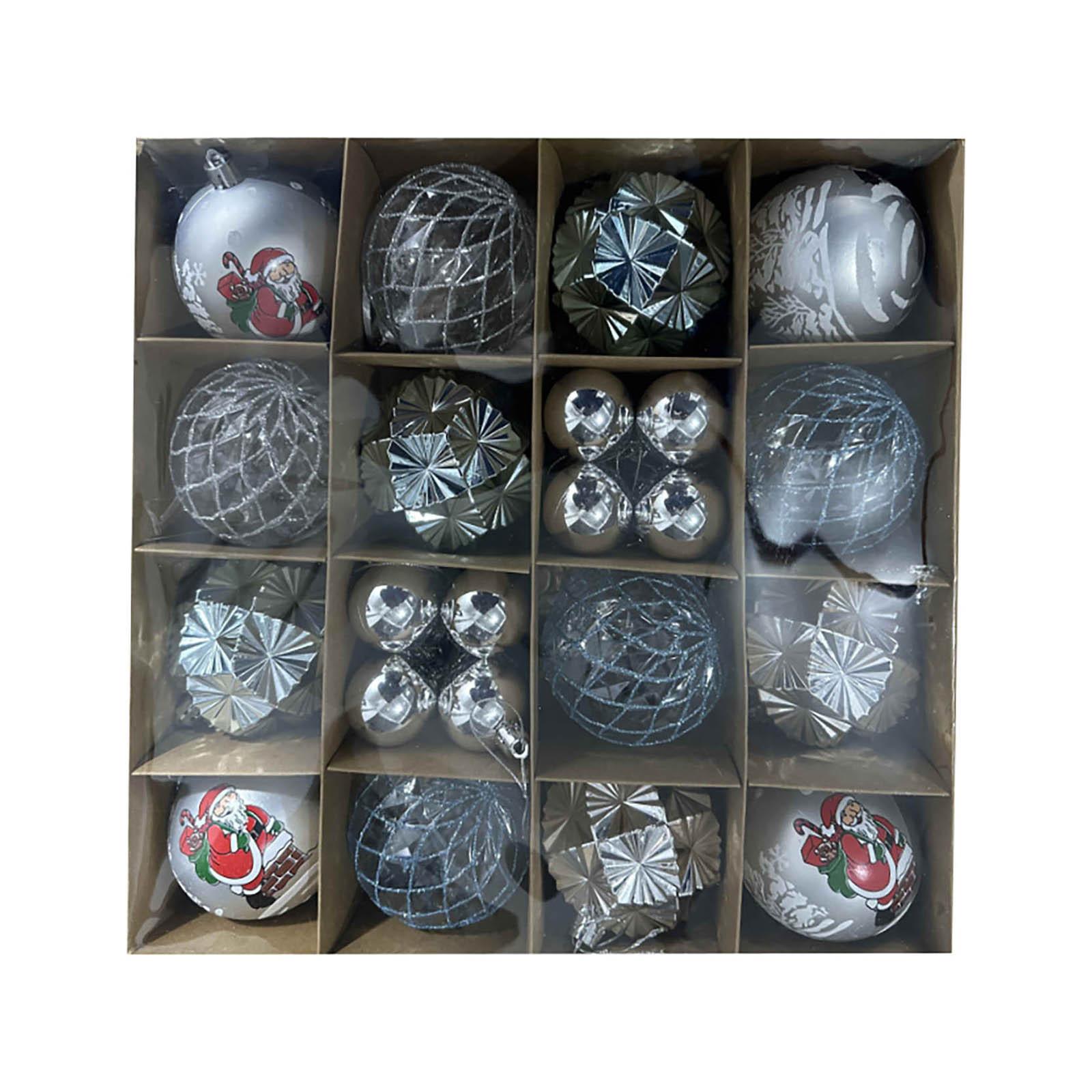 2023 New Christmas Ball Christmas Decoration (14Pcs 80mm And 16pcs 40mm), Christmas Tree Decoration, Christmas Painted Set Ornament Decoration
2023 New Christmas Ball Christmas Decoration (14Pcs 80mm And 16pcs 40mm), Christmas Tree Decoration, Christmas Painted Set Ornament Decoration