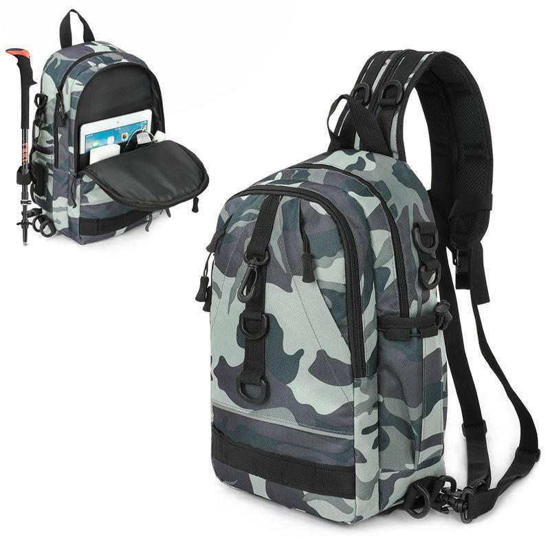 Камуфляжний рюкзак із подвійним плечем для риболовлі на відкритому повітрі 20-35L
Камуфляжний рюкзак із подвійним плечем для риболовлі на відкритому повітрі 20-35L