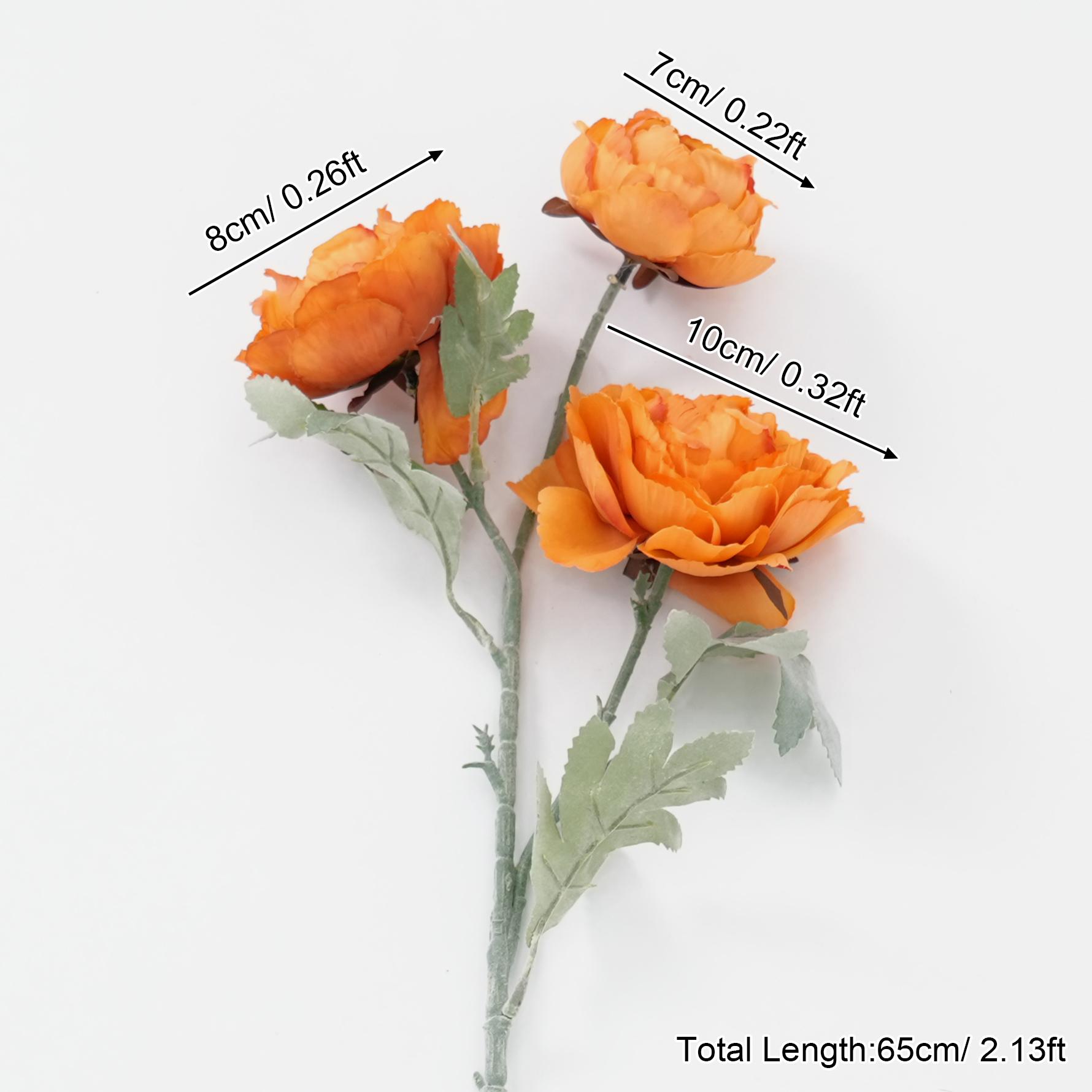 A Champagne Orange Artificial Silk Rose Peony Flower Branch Table Vase Decor Wedding Foral Arrangement Materials Photo Props
A Champagne Orange Artificial Silk Rose Peony Flower Branch Table Vase Decor Wedding Foral Arrangement Materials Photo Props
