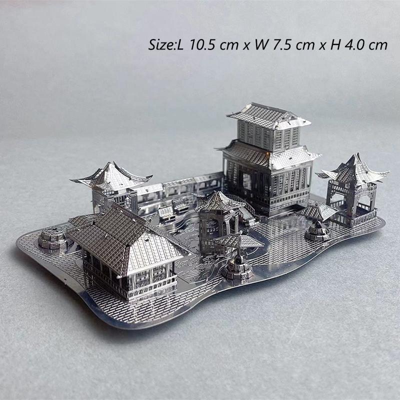 Classical Suzhou Gardens 3D Metal Puzzle Architectural Landscape Assembly Model Laser Cutting Puzzle Jigsaw Toys For Kids Adult
Classical Suzhou Gardens 3D Metal Puzzle Architectural Landscape Assembly Model Laser Cutting Puzzle Jigsaw Toys For Kids Adult