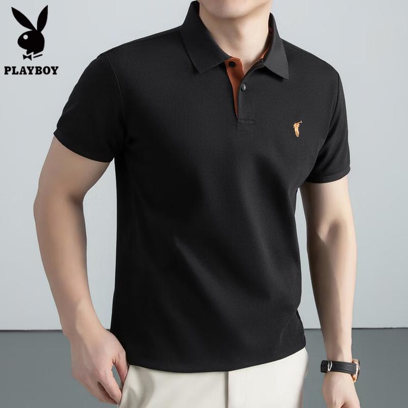 PLAYBOY Men s Summer Silk Blend Quick-Dry Embroidered Polo Shirt 58
PLAYBOY Men s Summer Silk Blend Quick-Dry Embroidered Polo Shirt 58