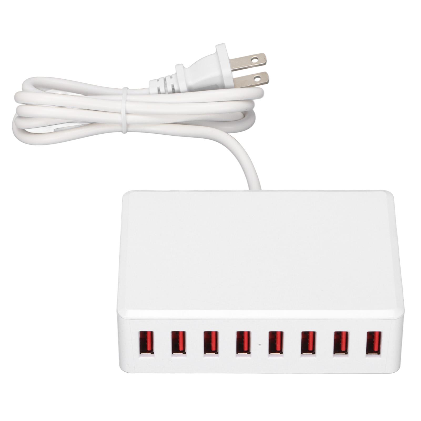 Многопортовое USB-зарядное устройство 50 Вт с 8 портами Настольная USB-зарядная станция Универсальный дорожный адаптер 100-240 В US Plug
Многопортовое USB-зарядное устройство 50 Вт с 8 портами Настольная USB-зарядная станция Универсальный дорожный адаптер 100-240 В US Plug