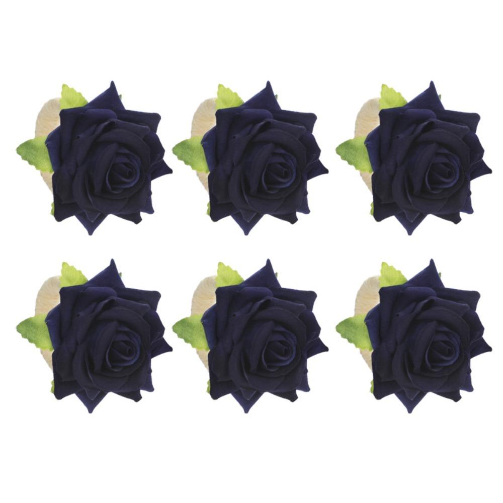 6Pcs Plastic Faux Rose Napkin Holder Romance Rose Flower Napkin Rings Wedding темно-синий
6Pcs Plastic Faux Rose Napkin Holder Romance Rose Flower Napkin Rings Wedding темно-синий