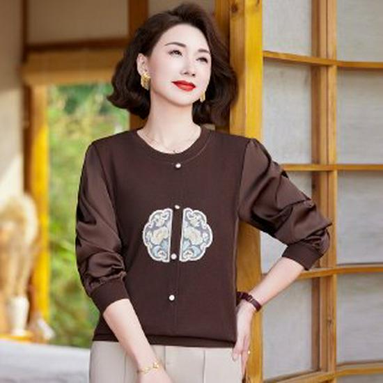 Spring Stylish Gauze Sleeve Knit Top for Middle-aged and Elderly Women 2XL
Spring Stylish Gauze Sleeve Knit Top for Middle-aged and Elderly Women 2XL