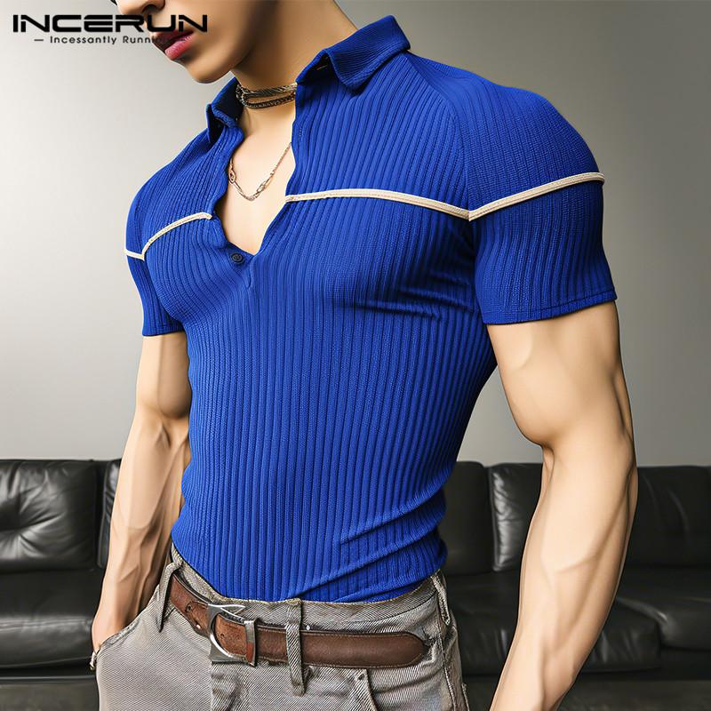INCERUN Мужские летние футболки с V-образным вырезом и коротким рукавом Slim Fit 3XL синий
INCERUN Мужские летние футболки с V-образным вырезом и коротким рукавом Slim Fit 3XL синий