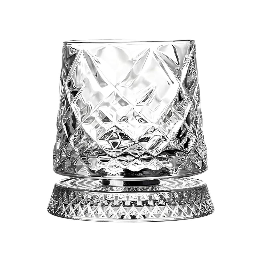280ml Crystal Base Rotating Whiskey Glass High Appearance Level Unbreakable Tumbler Exquisite Liquor Cup For Home Bar KTV Party 301-400ml
280ml Crystal Base Rotating Whiskey Glass High Appearance Level Unbreakable Tumbler Exquisite Liquor Cup For Home Bar KTV Party 301-400ml