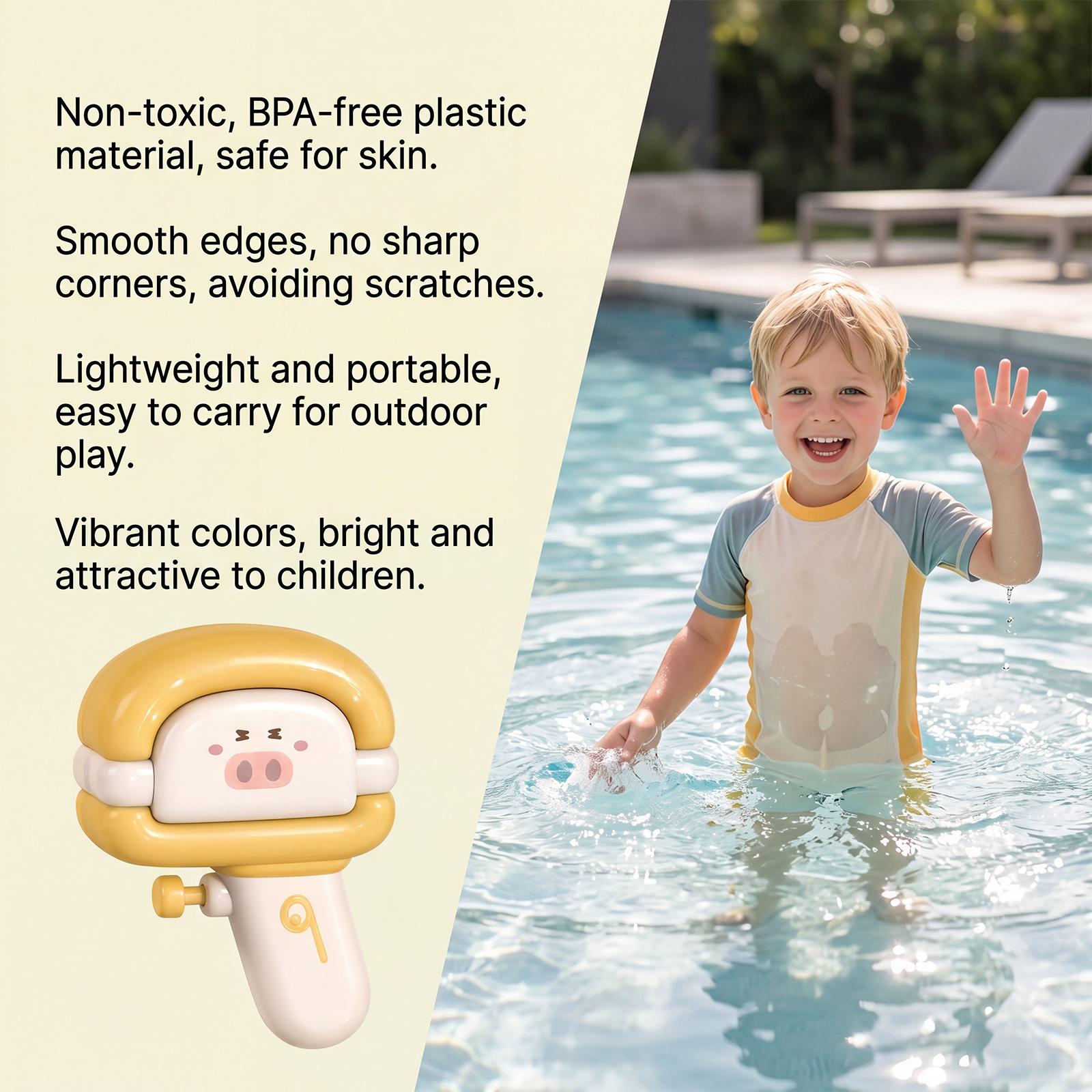 Cute Food Shape Water Gun Toy for Kids Summer Outdoor Water Play Pool Beach Fun Safe Durable Plastic Material one size білий
Cute Food Shape Water Gun Toy for Kids Summer Outdoor Water Play Pool Beach Fun Safe Durable Plastic Material one size білий