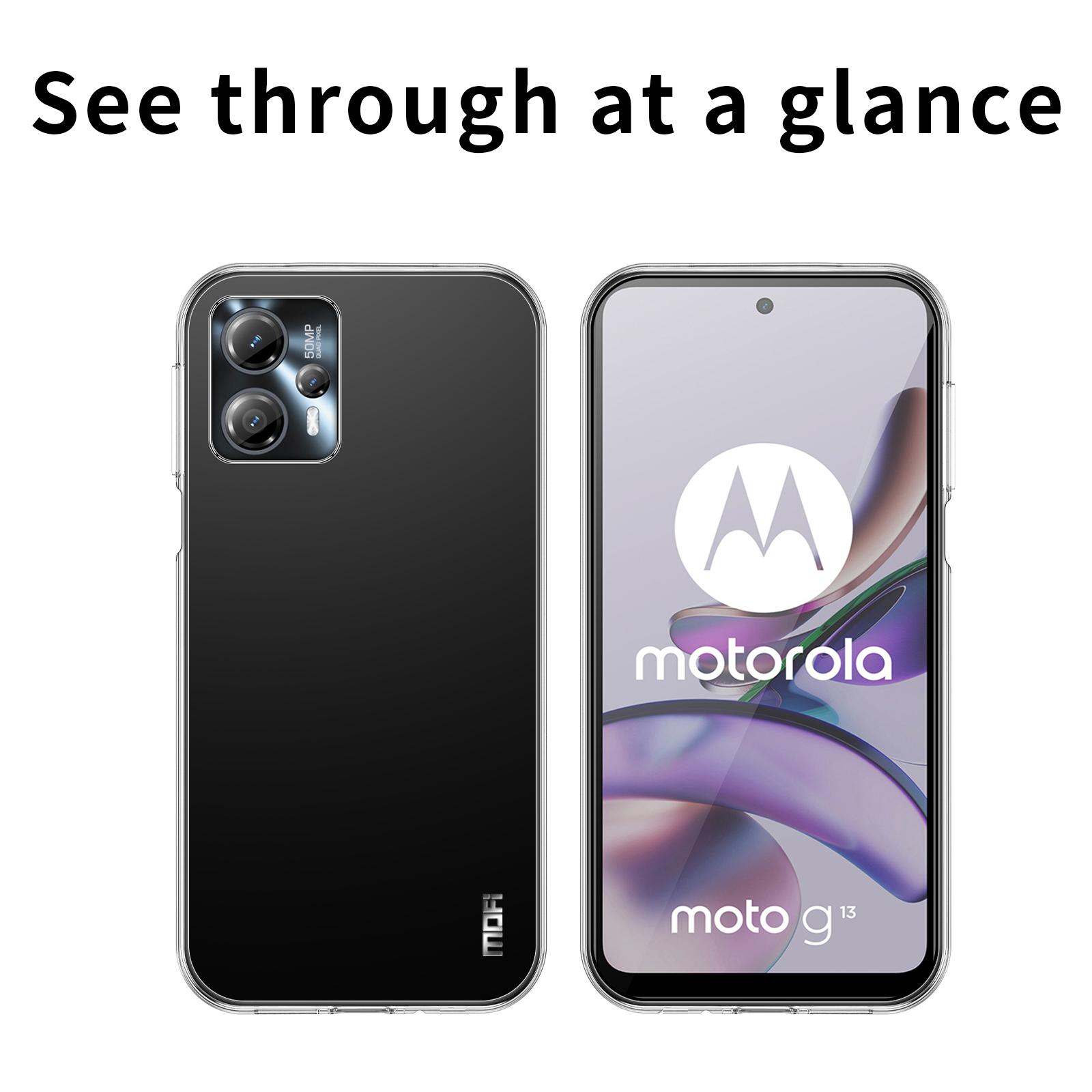 MOFI For Motorola Moto G13 4G/G23 4G Transparent Shockproof Case Soft TPU Phone Cover A
MOFI For Motorola Moto G13 4G/G23 4G Transparent Shockproof Case Soft TPU Phone Cover A