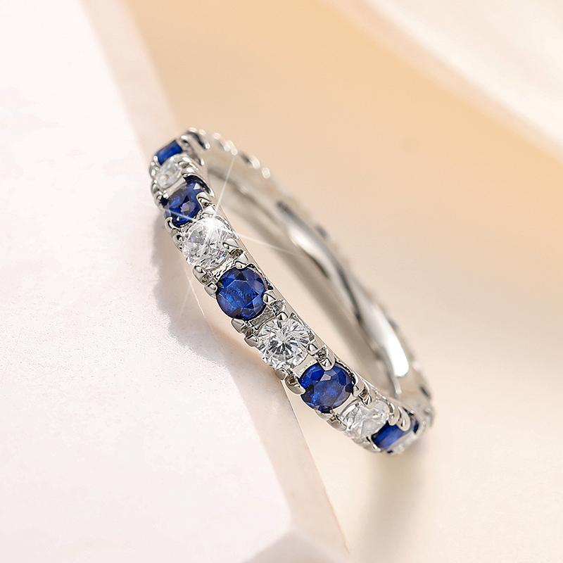 CAOSHI Simple Blue/White Round Cubic Zirconia Rings for Women Fashion Contracted Style Elegant Accessories Daily Wearable Rings 10
CAOSHI Simple Blue/White Round Cubic Zirconia Rings for Women Fashion Contracted Style Elegant Accessories Daily Wearable Rings 10