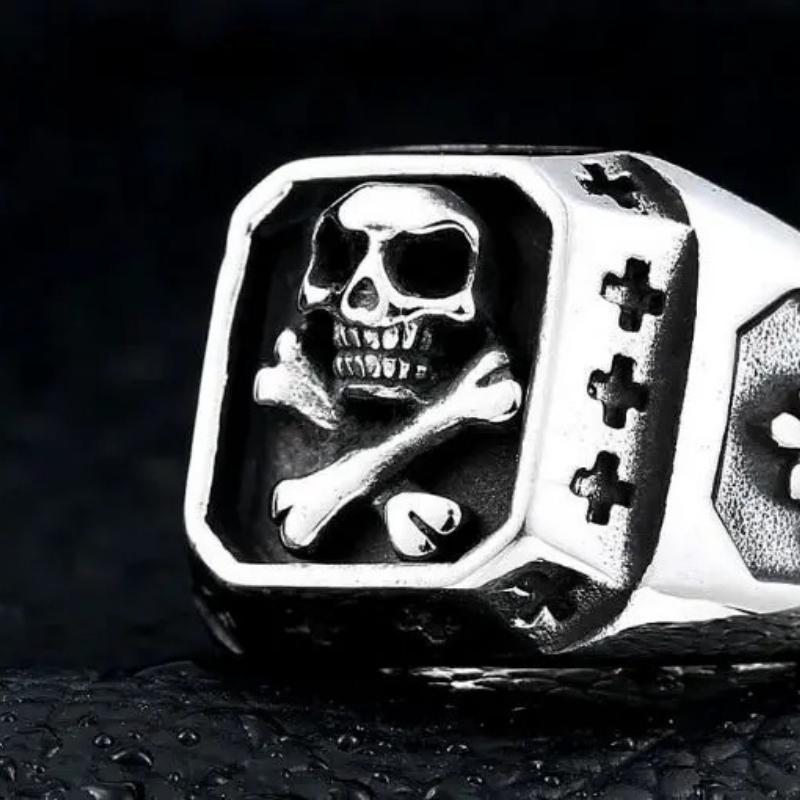 Drop Ship Size 7~13 The Cross Bone Skull Ring 316L Stainless Steel Jewelry Fashion Polishing Ghost Skull Biker Ring 7
Drop Ship Size 7~13 The Cross Bone Skull Ring 316L Stainless Steel Jewelry Fashion Polishing Ghost Skull Biker Ring 7