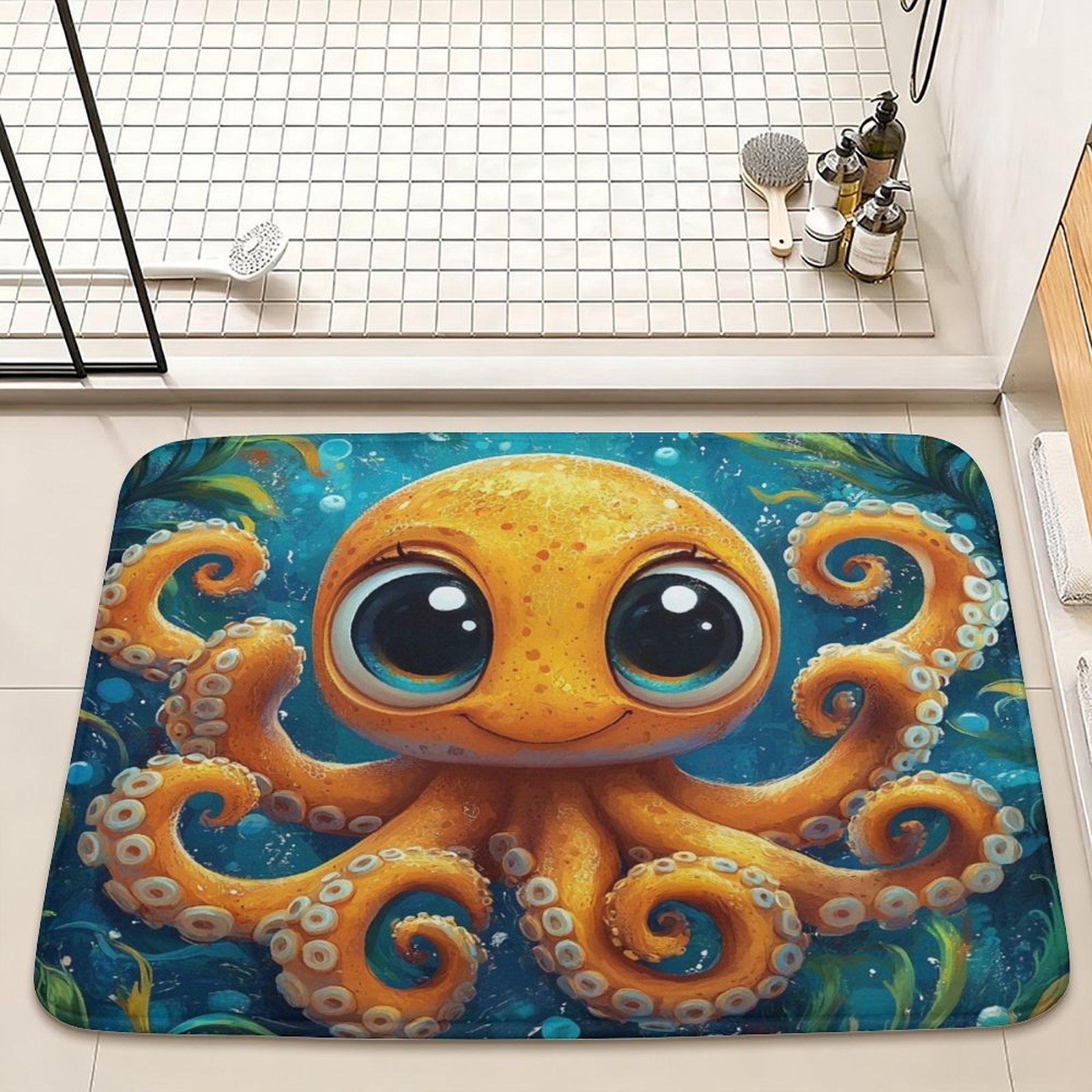 Octopus Door Mat – Cute Cartoon Octopus with Ocean Background, Whimsical Underwater Theme Entryway Mat for Bathroom, Kitchen 40x60cm16x24in
Octopus Door Mat – Cute Cartoon Octopus with Ocean Background, Whimsical Underwater Theme Entryway Mat for Bathroom, Kitchen 40x60cm16x24in