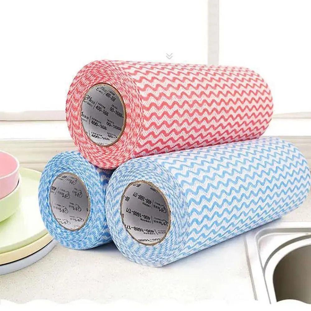 40 Sheet/Roll Reusable Non-stick Oil Dish Rags Disposable Kitchen Cleaning Dishcloth червоний
40 Sheet/Roll Reusable Non-stick Oil Dish Rags Disposable Kitchen Cleaning Dishcloth червоний