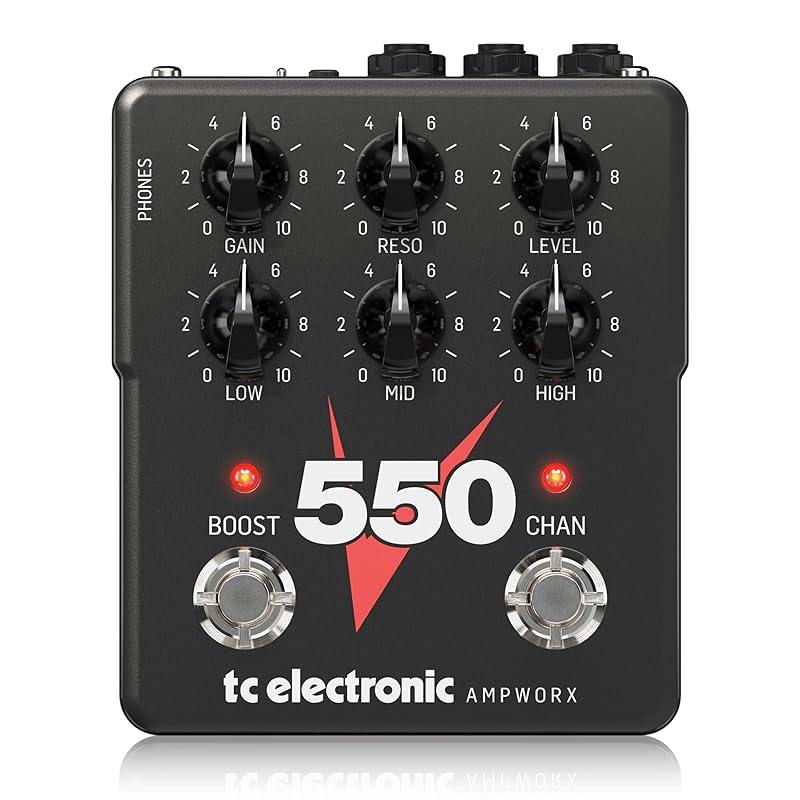 TC Electronic guitar preamp Ampworx Technology 2ch design independent boost Equipped with official Celestion IR headphone out high gain model V550
TC Electronic guitar preamp Ampworx Technology 2ch design independent boost Equipped with official Celestion IR headphone out high gain model V550