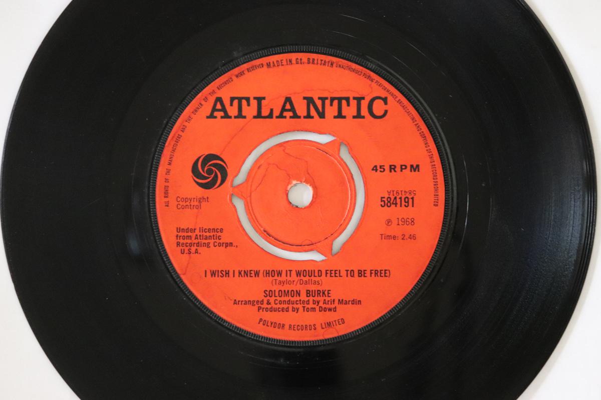 7inch Record SOLOMON BURKE - I Wish I Knew (How It Would Feel To 584191 Atlantic 1968 UK Soul/Funk Used
7inch Record SOLOMON BURKE - I Wish I Knew (How It Would Feel To 584191 Atlantic 1968 UK Soul/Funk Used