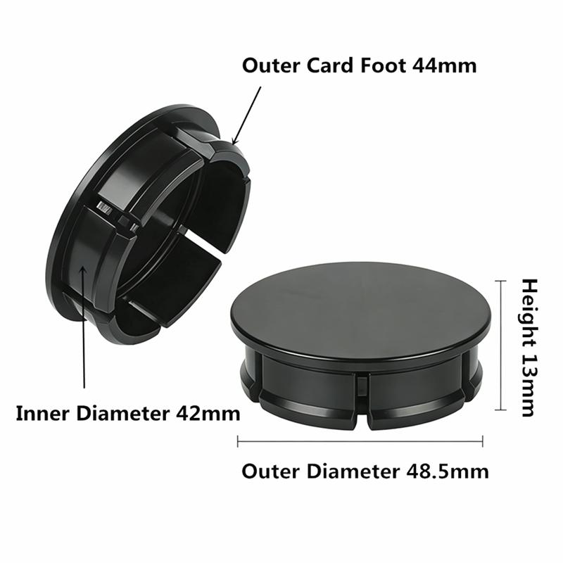 4 Pcs 49mm 50mm Car Wheel Center Caps Black Plastic Rim Hub Cover Anti-Scratch Dustproof Auto Tire Accessories For Universal Car
4 Pcs 49mm 50mm Car Wheel Center Caps Black Plastic Rim Hub Cover Anti-Scratch Dustproof Auto Tire Accessories For Universal Car