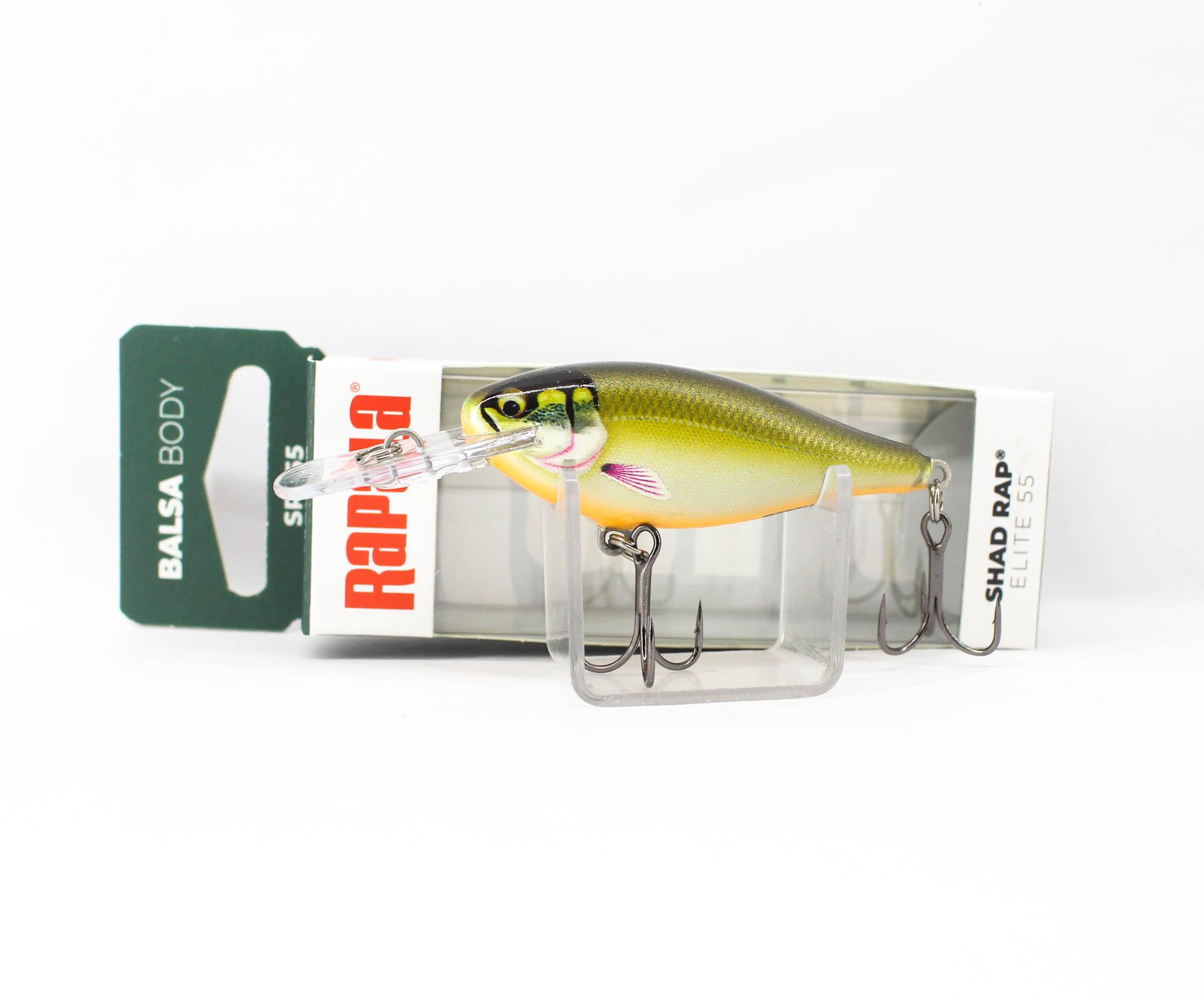 Rapala Shad Rap Elite Floating Lure SRE55/GDHAY (8866)
Rapala Shad Rap Elite Floating Lure SRE55/GDHAY (8866)
