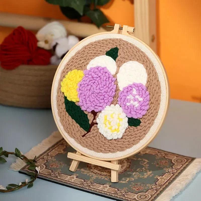 Plant style Russian poke embroidery handmade DIY material package wool thread pier embroidery poke embroidery set
Plant style Russian poke embroidery handmade DIY material package wool thread pier embroidery poke embroidery set
