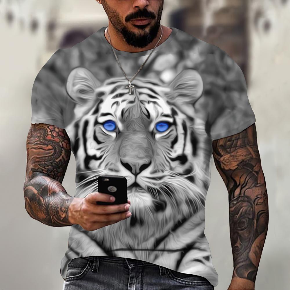 Футболка с 3D принтом тигра, боевого животного, зверя, свирепого льва/леопарда, мужские топы с короткими рукавами, футболки большого размера, мужская дизайнерская одежда 2XL
Футболка с 3D принтом тигра, боевого животного, зверя, свирепого льва/леопарда, мужские топы с короткими рукавами, футболки большого размера, мужская дизайнерская одежда 2XL