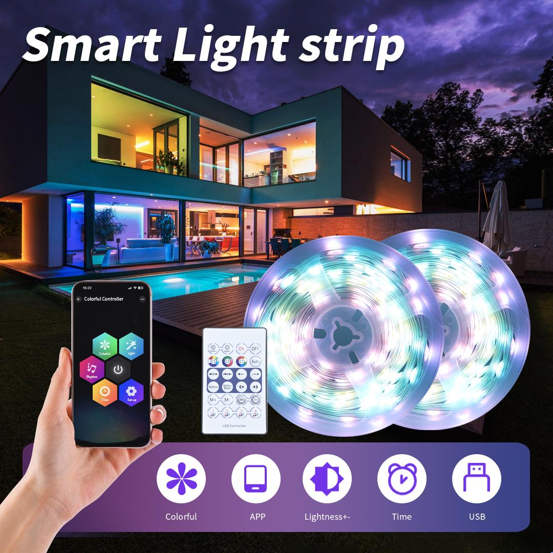 24 key 5V infrared remote control RGB light strip suitable for indoor and outdoor living room bedroom decorative lights
24 key 5V infrared remote control RGB light strip suitable for indoor and outdoor living room bedroom decorative lights